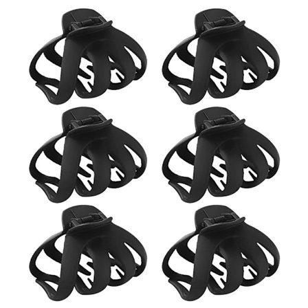 Stora Klor Hårklämmor för Tjockt Hår, Matta Bläckfiskklämmor Stark Hållbarhet Jumbo Hårklämma för Alla Hårtyper