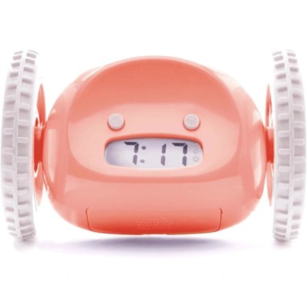 Ekstra Højlydt Vækkeur til Tunge Sover Voksne Børn Teenagere Soveværelse Bevægelig Rullende Løbende