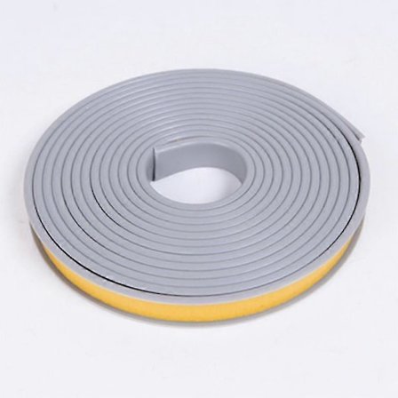 5M U-formet Kantbånd Selvklæbende Kantbånd Tape TPE Gummi Træplade Stol Bord Beskyttelsesdæksel Møbeldekoration