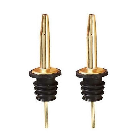 2-pack Hällpip Droppkork Flaskpip Doseringpip i Guld guld