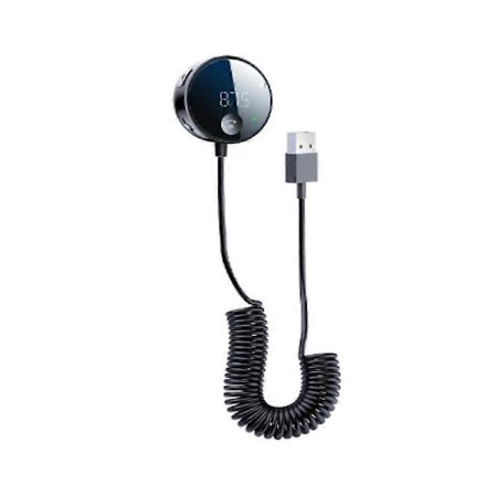 USB Bluetooth 5.0 Trådlös Bil FM-sändare Aux Stereo Ljudmottagare Adapter
