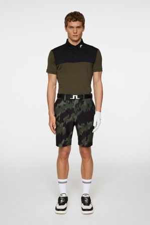 J.Lindeberg - Eloy Print Shorts - Golf - Green - Men - 31