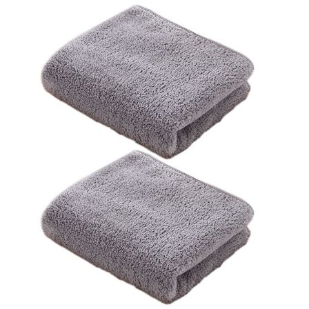 Mordely 2-pack frottéhanddukar, 35 x 75 cm, mikrofiber, handduk, badlakan,