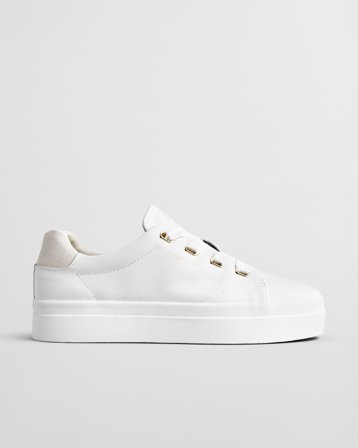 GANT Damen Avona Sneaker aus Leder (40) Weiß