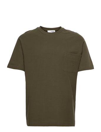 Slhrelaxalbion Ss O-Neck Tee G Green Selected Homme