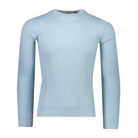 Gran Sasso, Jersey Blauw, Heren, Maat:S,Katoen