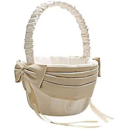 Blomsterflickebasket Bröllopsserie Traditionell Elfenben