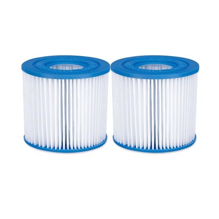 Summer Waves Udskiftningsfilterpatron Type D til pool i kraftigt papir, 2-pak