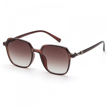 Retro Square Solglasögon Vintage Oversized Shades Solglasögon