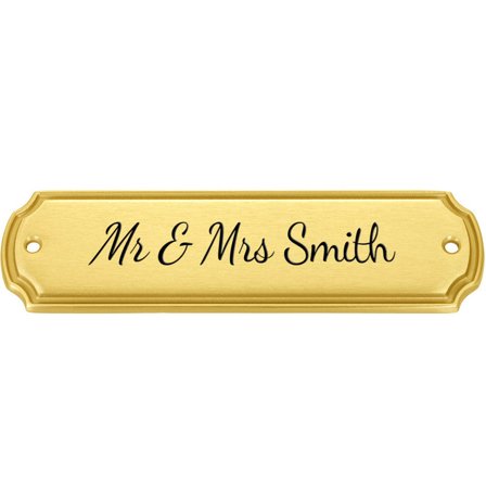 House sign - Made to order - Gold - Brass - Signomatic.com.au