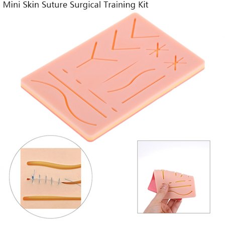 Mini Silikone Hud Pad Sutur Incision Kirurgisk Traumatisk Simu - Perfekt