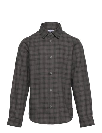 Jcocharlie Check Shirt Ls Jnr Grey Jack & J S