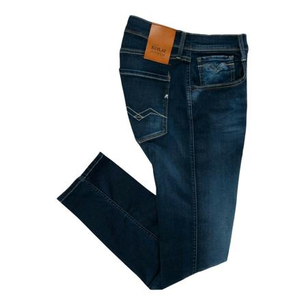 Replay Slim FIT Anbass jeans Blå, Herre, Størrelse: W30 L32