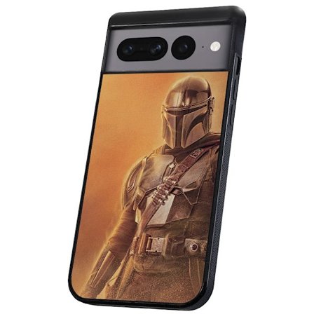 Google Pixel 7A - Deksel/Mobildeksel Mandalorian Star Wars