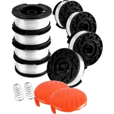 Glad*Siimatrimmerin puola Black & Decker -trimmereihin, 8 siimatrimmerin puolaa, 2 puolakoteloa ja 2 jousta,,