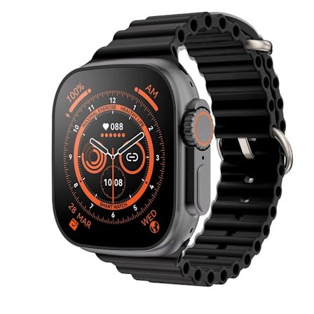 Smart Watch Ultra 8 NFC GPS Track 49mm Mænd Kvinder Smartwatch Serie 8 Termometer Bluetooth-opkald Vandtæt Sport Til Apple