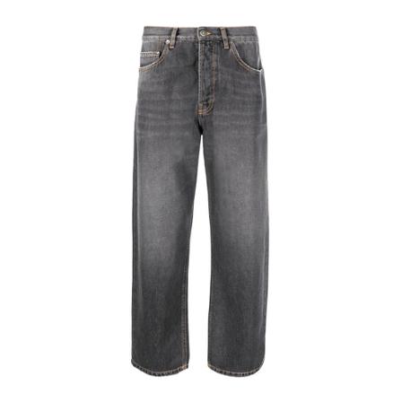 Golden Goose, Straight Jeans Zwart, Heren, Maat:W31