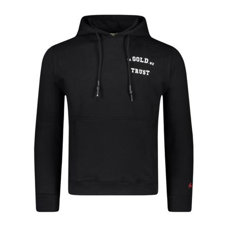 In Gold We Trust Hoodie , Zwart , Heren , Maat: S
