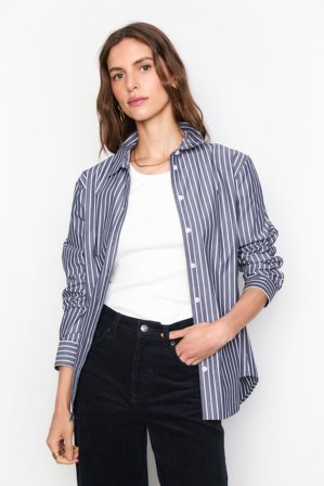 CAMILLA PIHL - Fritilia Shirt - Navy Stripe Size34