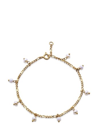 Maanesten Lula White Bracelet - Gold - ONE SIZE