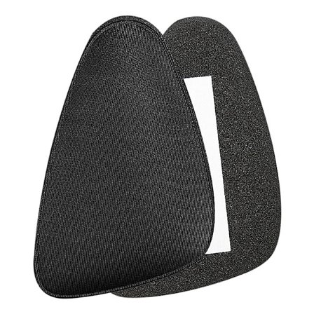 Beige forfodspuder - strikket stof og svampemateriale