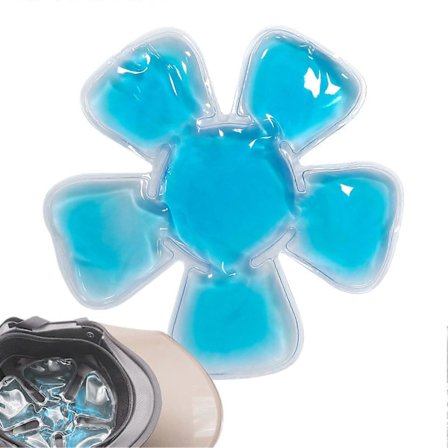 Hode Ispose Gjenbrukbar Kjølegelpute 18cm Lyseblå For Restitusjon Kald Kompress Vandring Sykling Reise Sportsskader