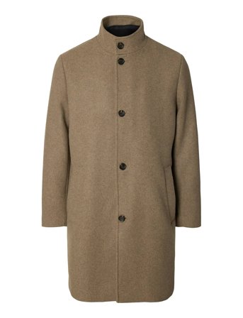 Selected | Slmrainar Wool Blend Coat Noos | XL