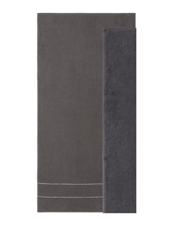 Plain Bath Towel Home Textiles Bathroom Textiles Towels & Bath Towels Grå Boss Home