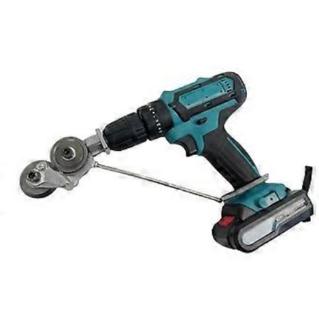 Elektrisk drillplatekutter dobbelthodet metallplate nibbler kutter for kutting av stål/legering/plast