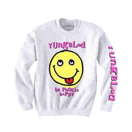 Yungblud Unisex Adult Raver Smile Sweatshirt XXL Vit