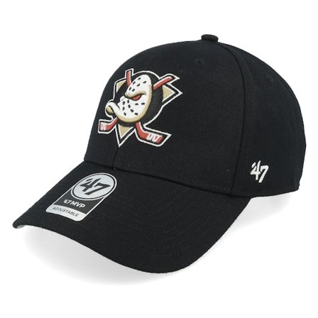 47 Brand - Negro adjustable Gorra - Anaheim Ducks 47 Mvp Cap Black Adjustable @ Hatstore