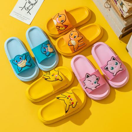 Pikachu Sommar För Barn Inomhustofflor Squirtle 34-35