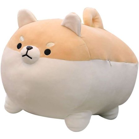 Plush Leksak Shiba Inu Hund Anime Corgi Kawaii Mjuk Kudde, Shiba Inu Plush Leksak Kuddar Dock (16 tum)