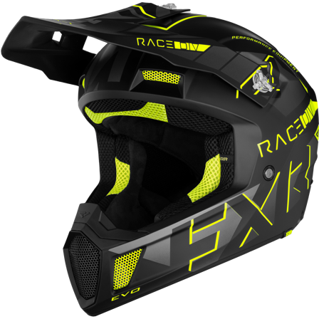 Cască Motocross FXR Clutch Evo înaltă vizibilitate XS