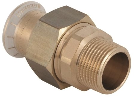 Geberit 1767489 Unionskobling 1 muffe, utv. gjenge 28 x 25 mm, Installasjon