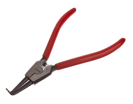 PELA 122940 Låseringtang buet 175 mm utv, 12-65 mm, Håndverktøy