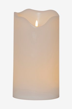 Jotex - LED Kubbelys Flamme Grand Hvit - Kjøp Utebelysning hos Jotex