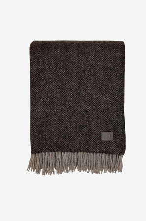 Redlunds - Glasgow ullpläd 130x170 - Grå - Filtar & plädar - 130X170 - Från Homeroom