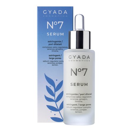 Gyada Cosmetics Face Serum Siero Viso N. 7 - Astringente / Pori Dilatati 30ml - Siero viso antimperfezioni