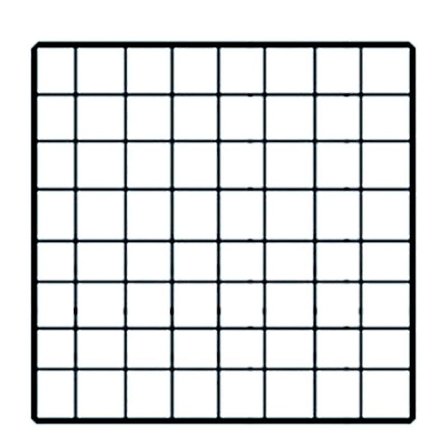 Svart metallnät gallerpanel memotavla konst foto bildskärm ram korg hylla vägg arrangör vykort diy rack--