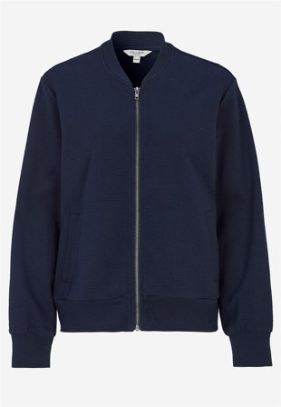 Cellbes of Sweden - Bomberjakke i tricot i marineblå for damer i størrelse 46/48