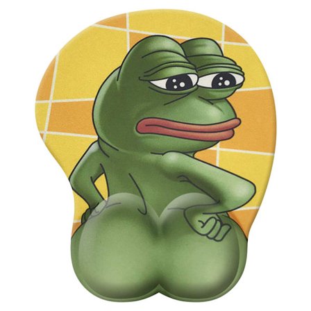 Silikon musematte tredimensjonalt håndleddsstøttepute 3D anime musematte med silikon håndleddsstøtte spillmusematte