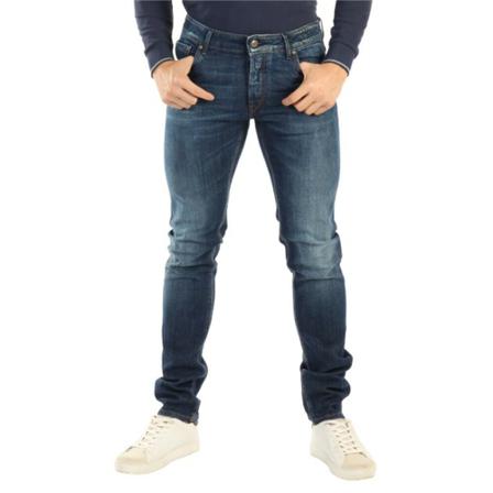Hand Picked Slim-fit Jeans blå, Herr, Herr, Storlek: W35