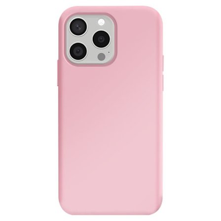 Premium stødabsorberende cover til iPhone 15 Pro Max Collection Color Skin i TPU Moxie lys rosa