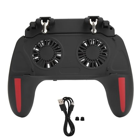 Mobiltelefon Spillkontroller Gamepad Joystick med Kjølevifte for 4,7-6,0 tommers Telefon