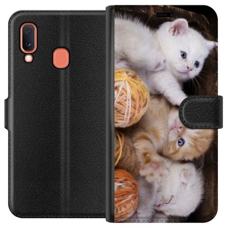 Yhteensopiva Lompakkokotelo Samsung Samsung Galaxy A20e Kissat