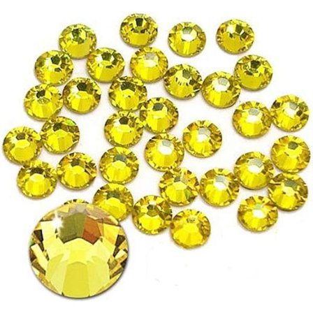 1440 stk. limfiks krystal flade rhinestones glassten til neglekunst, kunsthåndværk dekorationer tøj sko