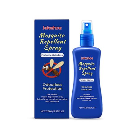 Jaysuing Myggspray Mild Herbal Eterisk Olje Formula Långvarigt Skydd Utomhus Portabel Anti-Bett Spray