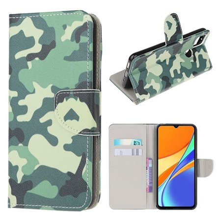 Wonderland Xiaomi Redmi 9C Läppäkotelo - Camouflage