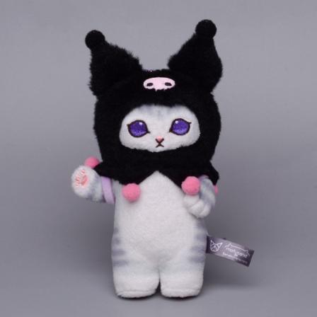 Mub- Sød Sanrio Kulomi-vedhængsplysdukke Kanelhund-figur Meletti-rygsækpose hængende pynt nøglering 1